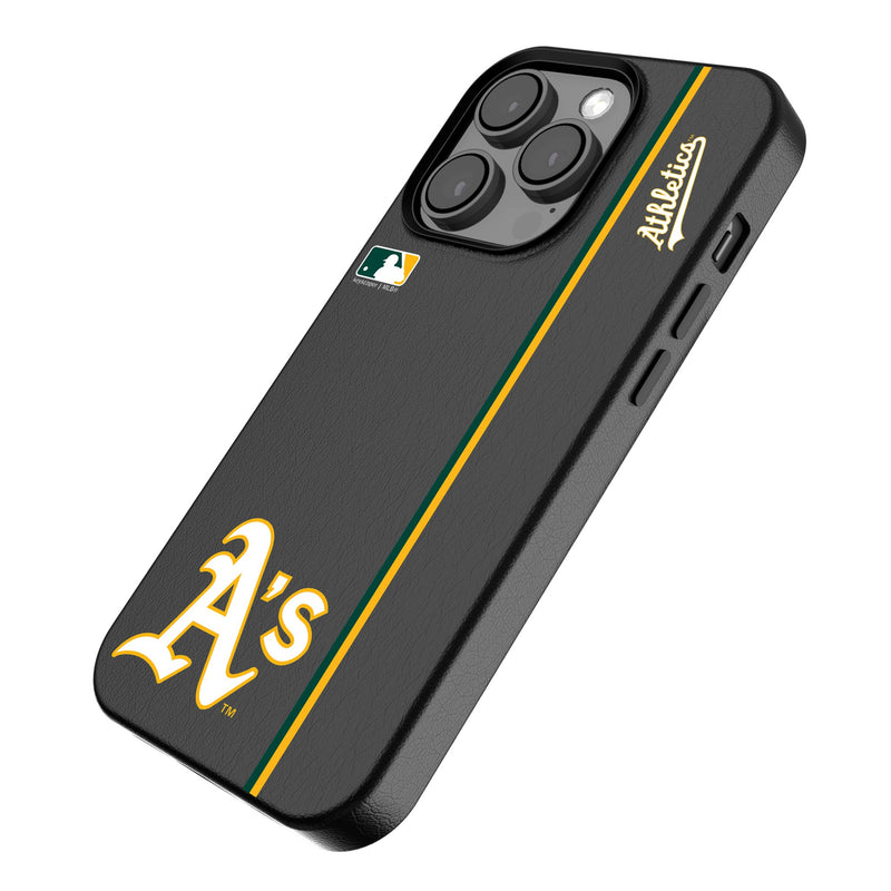 Oakland Athletics Sidebar iPhone MagSafe Compatible Phone Case for Apple iPhone Iso.Jpg