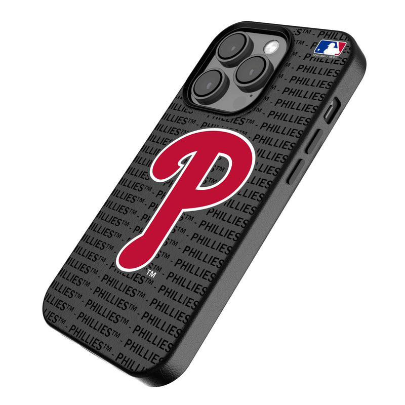 Philadelphia Phillies Text Backdrop iPhone MagSafe Compatible Phone Case for Apple iPhone Iso.Jpg