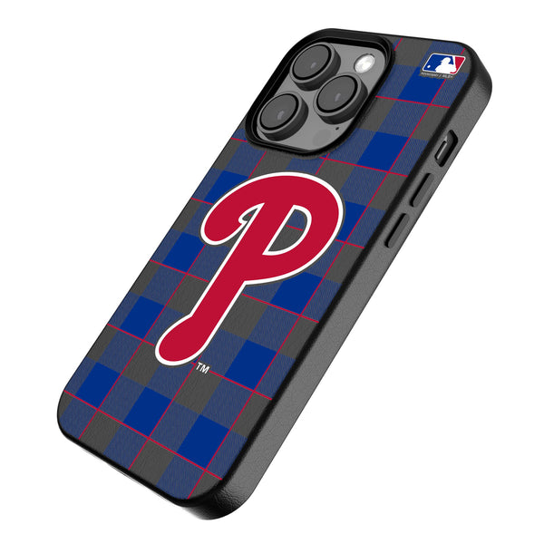 Philadelphia Phillies Plaid iPhone MagSafe Compatible Phone Case for Apple iPhone Iso.Jpg