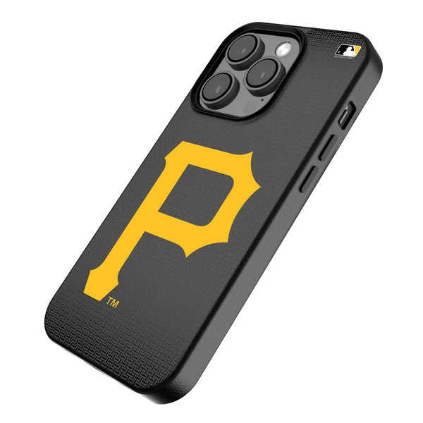 Pittsburgh Pirates Linen iPhone MagSafe Compatible Phone Case for Apple iPhone Iso.Jpg