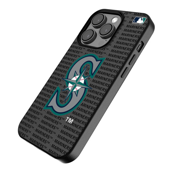 Seattle Mariners Text Backdrop iPhone MagSafe Compatible Phone Case for Apple iPhone Iso.Jpg