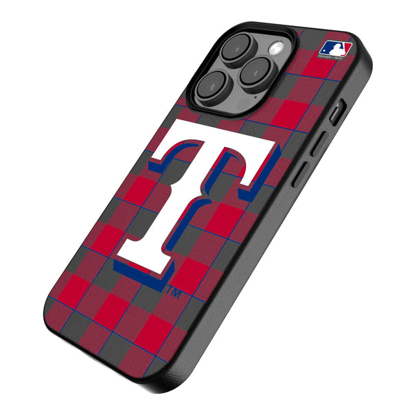 Texas Rangers Plaid iPhone MagSafe Compatible Phone Case for Apple iPhone Iso.Jpg