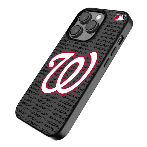 Washington Nationals Text Backdrop iPhone MagSafe Compatible Phone Case for Apple iPhone Iso.Jpg