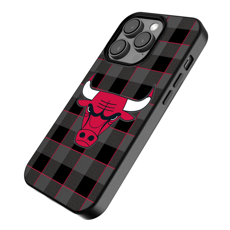 Chicago Bulls Plaid iPhone MagSafe Compatible Phone Case Iso.Jpg