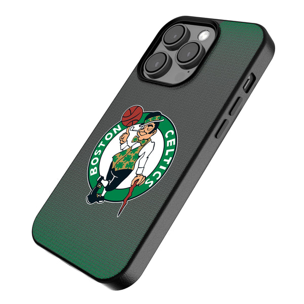 Boston Celtics Linen iPhone MagSafe Compatible Phone Case for Apple iPhone Iso.Jpg