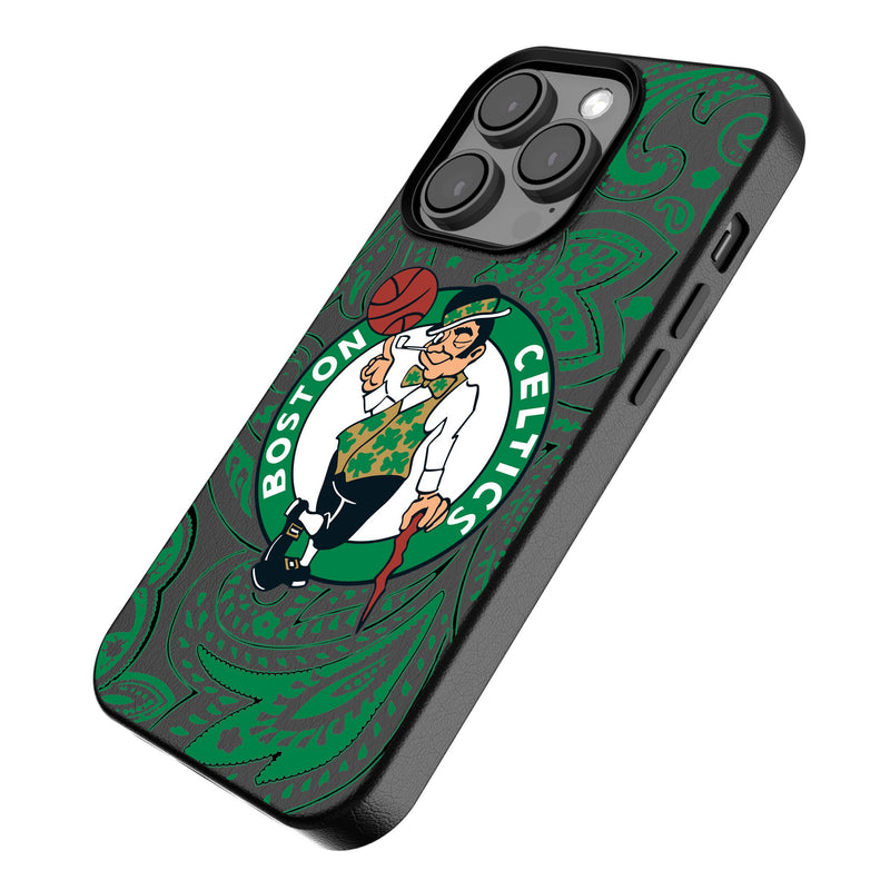 Boston Celtics Paisley iPhone MagSafe Compatible Phone Case Iso.Jpg