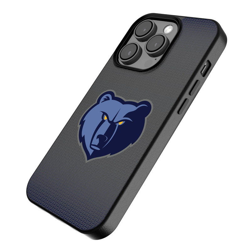 Memphis Grizzlies Linen iPhone MagSafe Compatible Phone Case for Apple iPhone Iso.Jpg