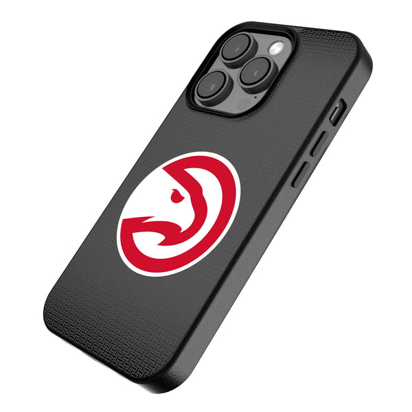 Atlanta Hawks Linen iPhone MagSafe Compatible Phone Case for Apple iPhone Iso.Jpg