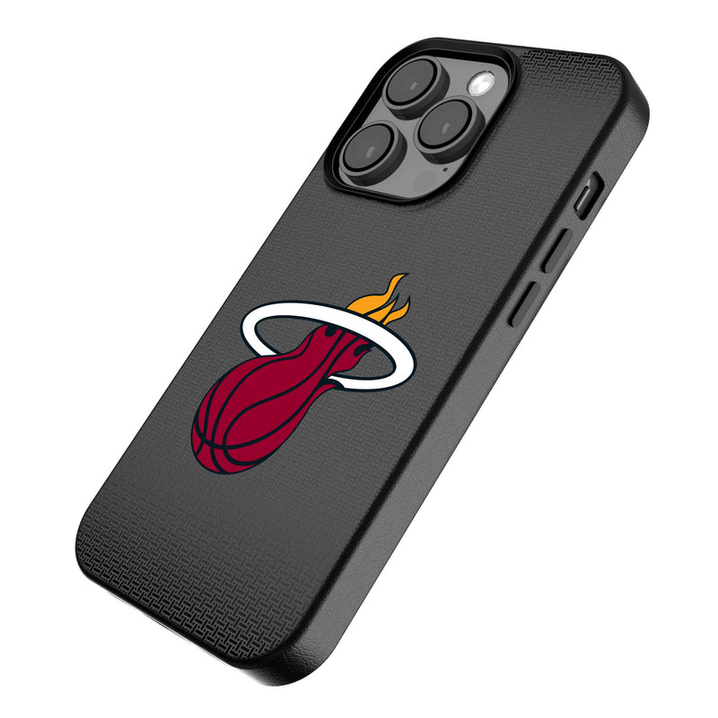 Miami Heat Linen iPhone MagSafe Compatible Phone Case for Apple iPhone Iso.Jpg