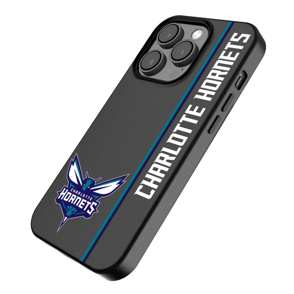 Charlotte Hornets Sidebar iPhone MagSafe Compatible Phone Case Iso.Jpg