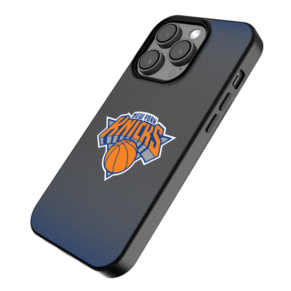 New York Knicks Linen iPhone MagSafe Compatible Phone Case for Apple iPhone Iso.Jpg
