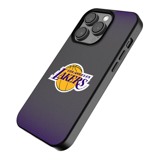 Los Angeles Lakers Linen iPhone MagSafe Compatible Phone Case for Apple iPhone Iso.Jpg