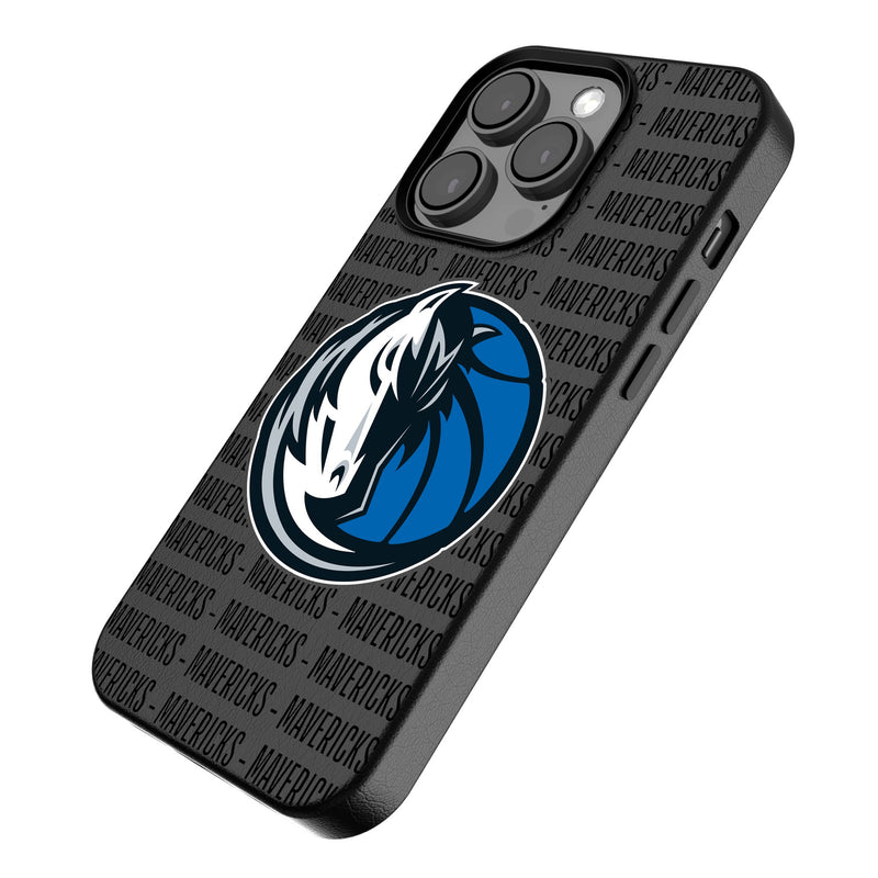 Dallas Mavericks Text Backdrop iPhone MagSafe Compatible Phone Case for Apple iPhone Iso.Jpg