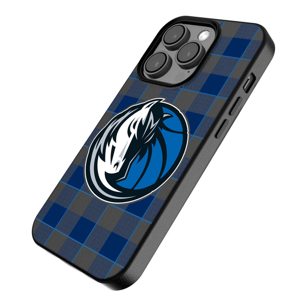 Dallas Mavericks Plaid iPhone MagSafe Compatible Phone Case Iso.Jpg