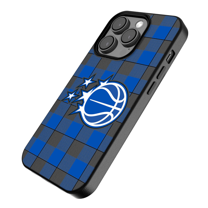 Orlando Magic Plaid iPhone MagSafe Compatible Phone Case for Apple iPhone Iso.Jpg