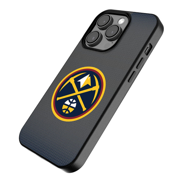 Denver Nuggets Linen iPhone MagSafe Compatible Phone Case for Apple iPhone Iso.Jpg
