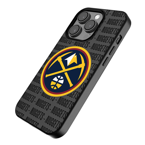 Denver Nuggets Text Backdrop iPhone MagSafe Compatible Phone Case for Apple iPhone Iso.Jpg