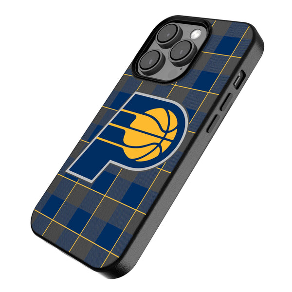 Indiana Pacers Plaid iPhone MagSafe Compatible Phone Case Iso.Jpg