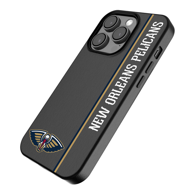 New Orleans Pelicans Sidebar iPhone MagSafe Compatible Phone Case Iso.Jpg