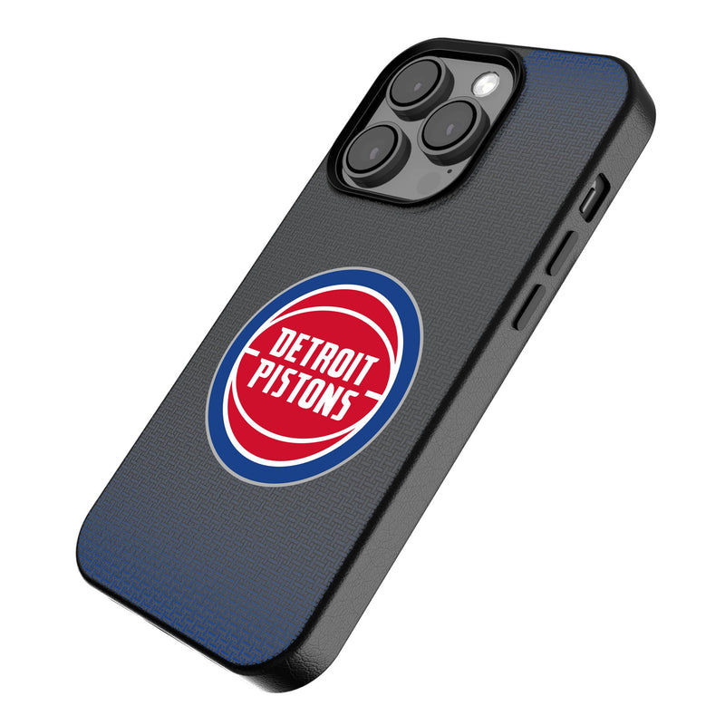 Detroit Pistons Linen iPhone MagSafe Compatible Phone Case for Apple iPhone Iso.Jpg