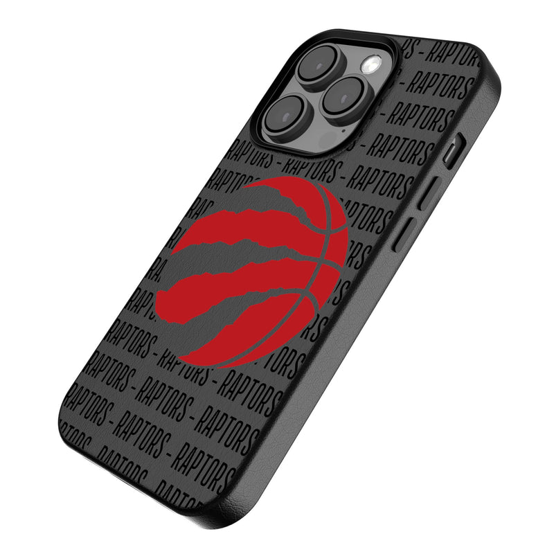 Toronto Raptors Text Backdrop iPhone MagSafe Compatible Phone Case Iso.Jpg