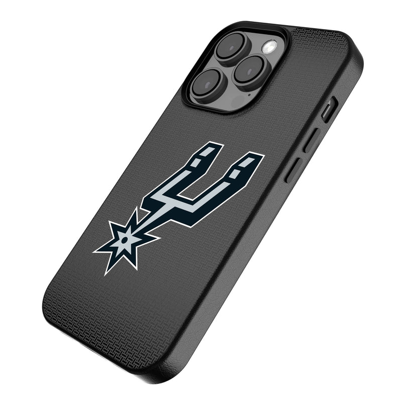 San Antonio Spurs Linen iPhone MagSafe Compatible Phone Case for Apple iPhone Iso.Jpg