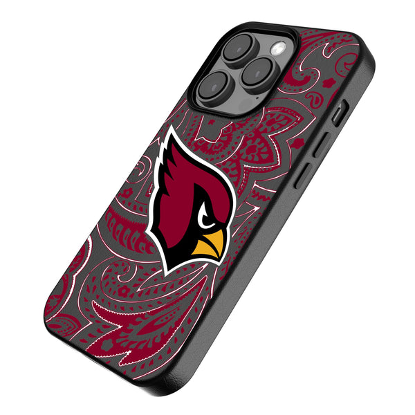 Arizona Cardinals Paisley iPhone MagSafe Compatible Phone Case for Apple iPhone Iso.Jpg