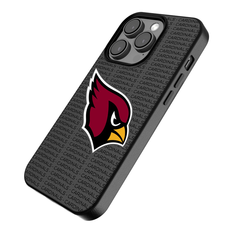 Arizona Cardinals Text Backdrop iPhone MagSafe Compatible Phone Case for Apple iPhone Iso.Jpg
