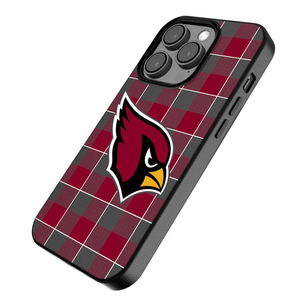 Arizona Cardinals Plaid iPhone MagSafe Compatible Phone Case for Apple iPhone Iso.Jpg