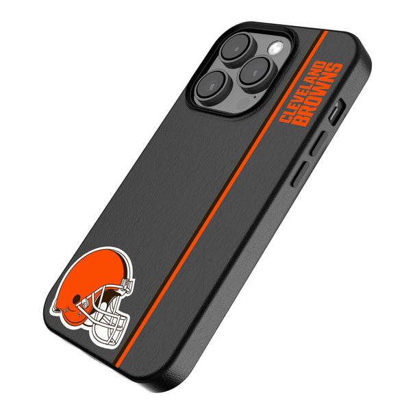 Cleveland Browns Sidebar iPhone MagSafe Compatible Phone Case for Apple iPhone Iso.Jpg