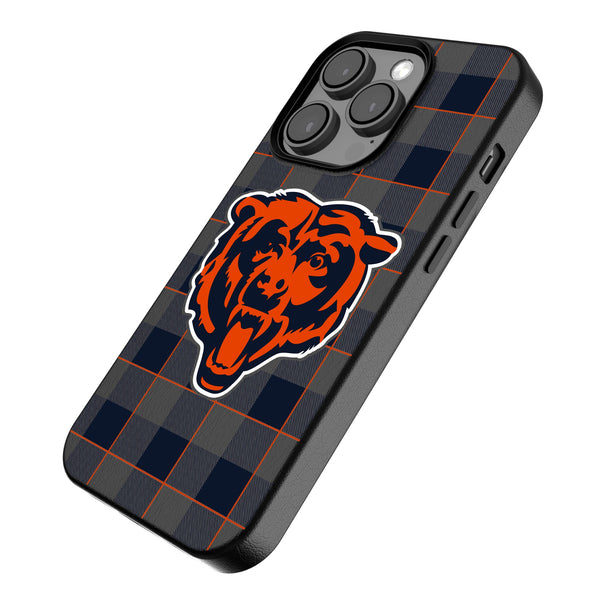 Chicago Bears Plaid iPhone MagSafe Compatible Phone Case for Apple iPhone Iso.Jpg