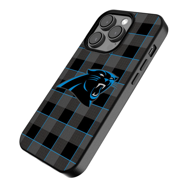 Carolina Panthers Plaid iPhone MagSafe Compatible Phone Case for Apple iPhone Iso.Jpg