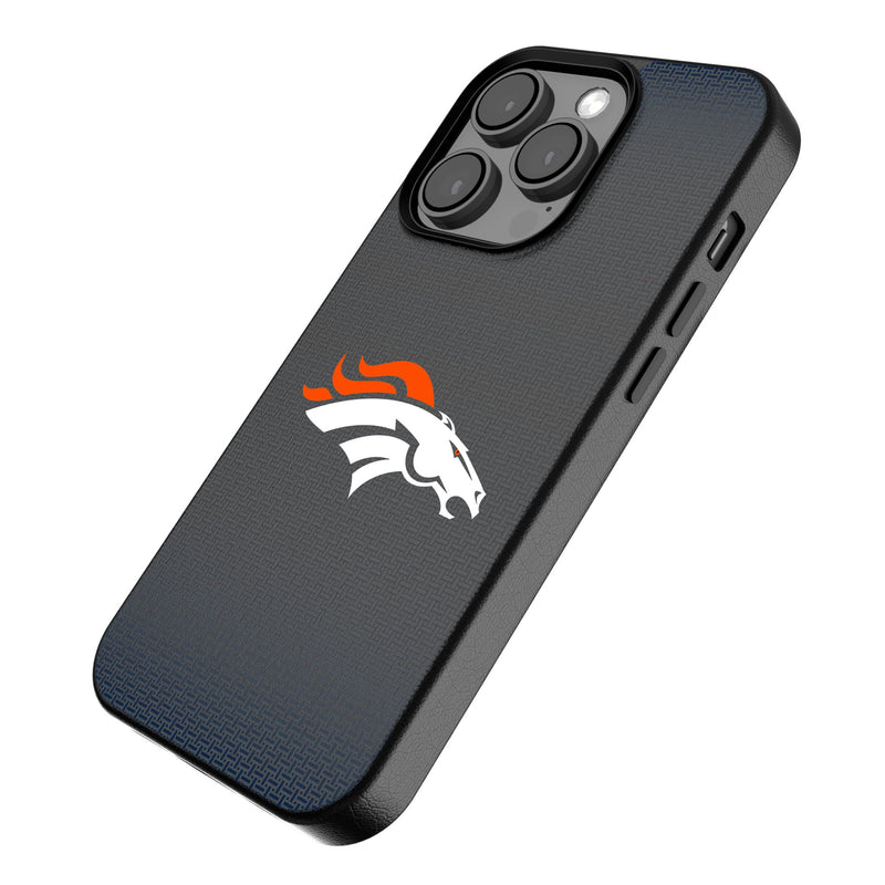 Denver Broncos Linen iPhone MagSafe Compatible Phone Case for Apple iPhone Iso.Jpg