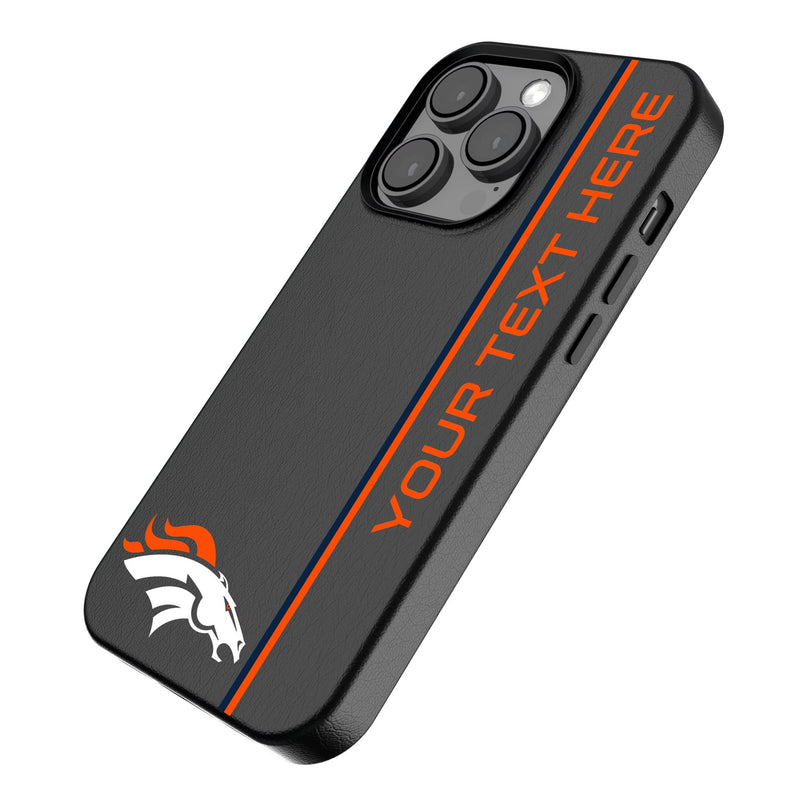 Denver Broncos Personalized Sidebard iPhone MagSafe Compatible Phone Case for Apple iPhone Iso.Jpg