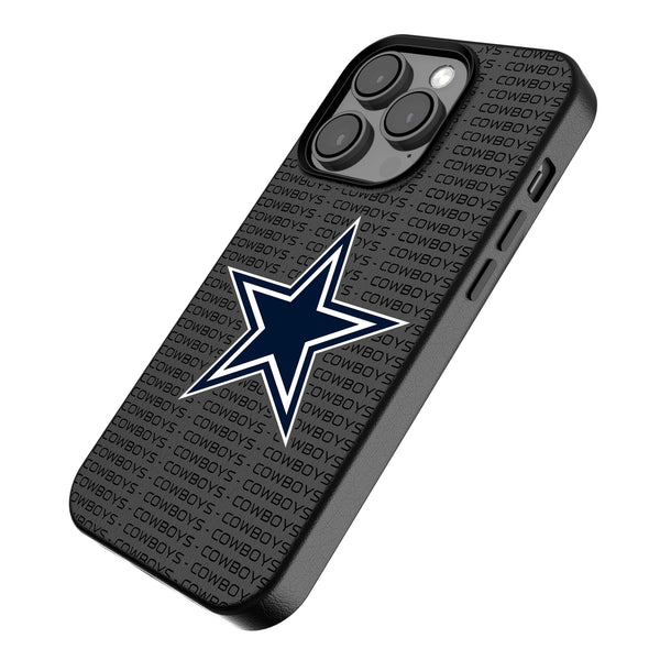 Dallas Cowboys Text Backdrop iPhone MagSafe Compatible Phone Case for Apple iPhone Iso.Jpg