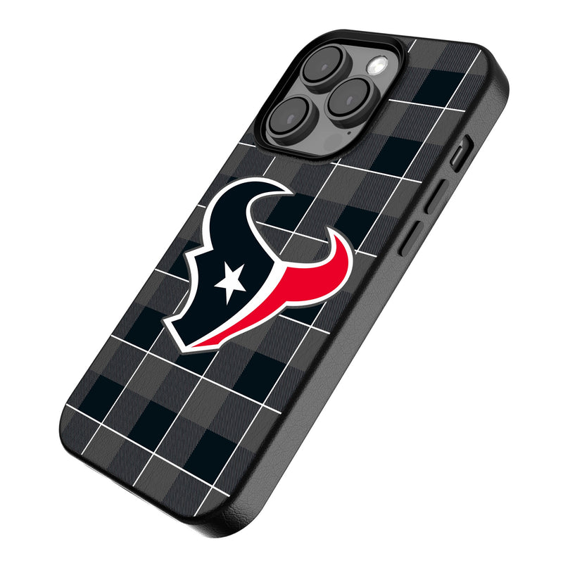 Houston Texans Plaid iPhone MagSafe Compatible Phone Case for Apple iPhone Iso.Jpg