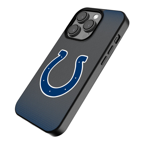 Indianapolis Colts Linen iPhone MagSafe Compatible Phone Case for Apple iPhone Iso.Jpg