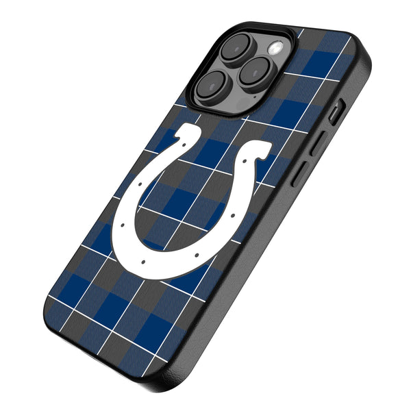 Indianapolis Colts Plaid iPhone MagSafe Compatible Phone Case for Apple iPhone Iso.Jpg