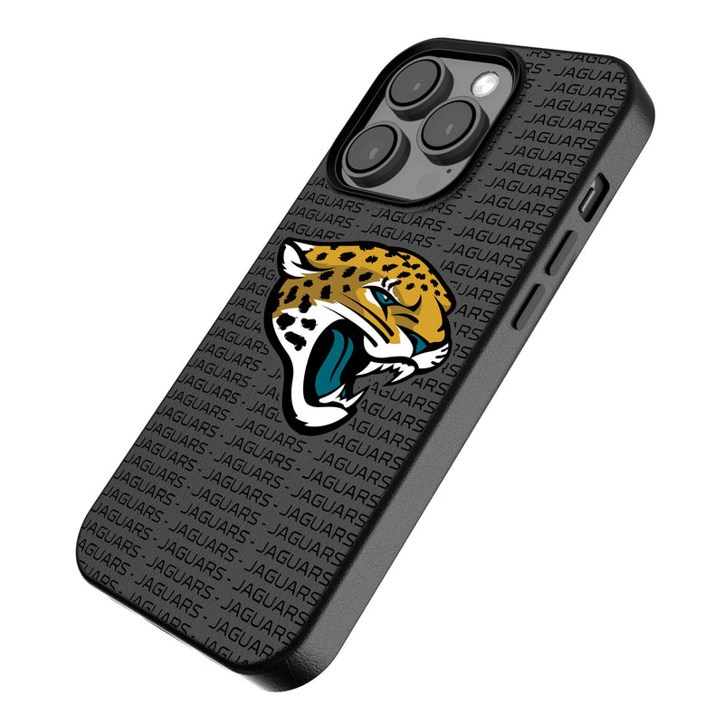 Jacksonville Jaguars Text Backdrop iPhone MagSafe Compatible Phone Case for Apple iPhone Iso.Jpg