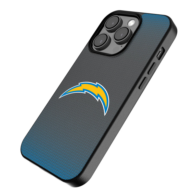 Los Angeles Chargers Linen iPhone MagSafe Compatible Phone Case for Apple iPhone Iso.Jpg