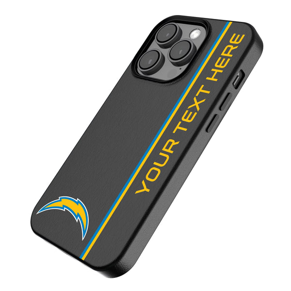 Los Angeles Chargers Personalized Sidebard iPhone MagSafe Compatible Phone Case for Apple iPhone Iso.Jpg