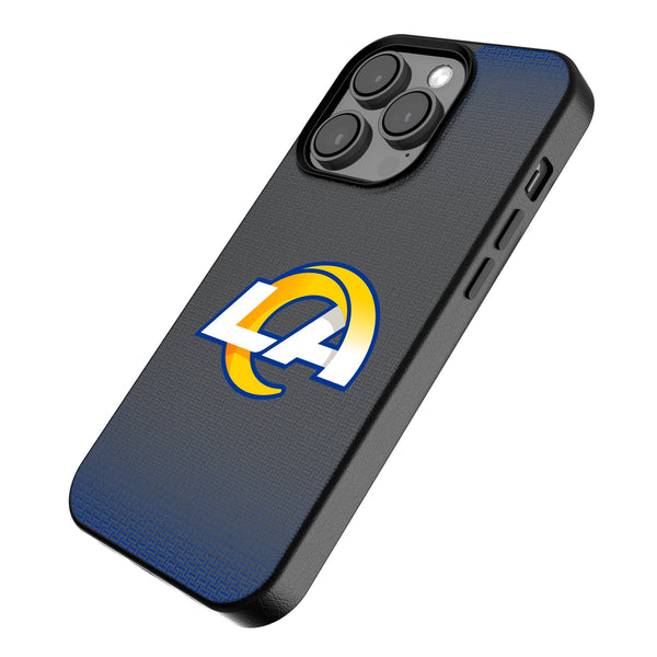 Los Angeles Rams Linen iPhone MagSafe Compatible Phone Case for Apple iPhone Iso.Jpg