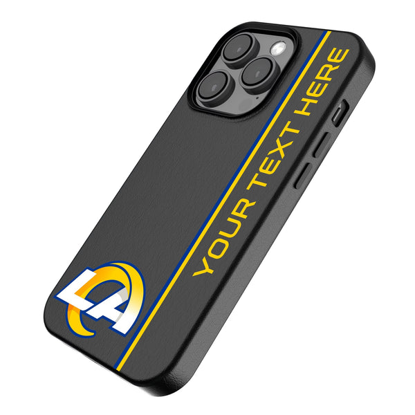 Los Angeles Rams Personalized Sidebard iPhone MagSafe Compatible Phone Case for Apple iPhone Iso.Jpg