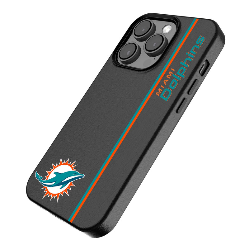 Miami Dolphins Sidebar iPhone MagSafe Compatible Phone Case for Apple iPhone Iso.Jpg