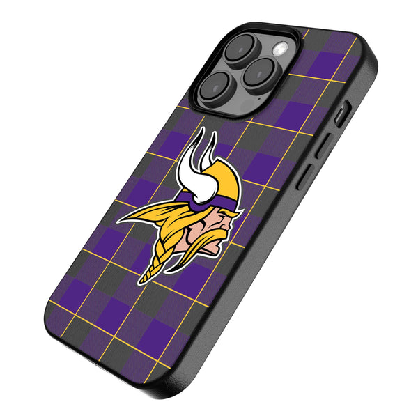 Minnesota Vikings Plaid iPhone MagSafe Compatible Phone Case for Apple iPhone Iso.Jpg