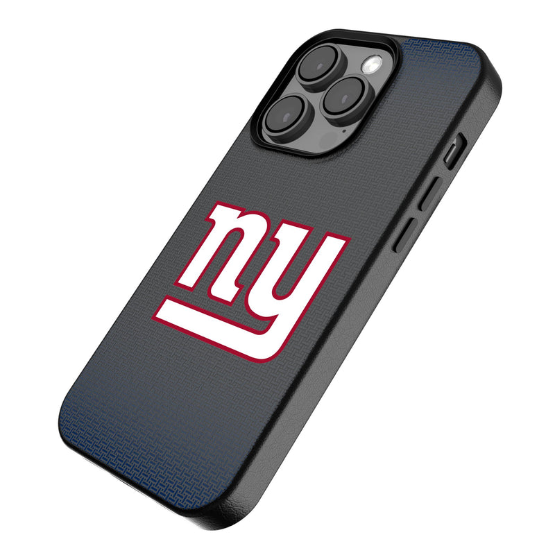 New York Giants Linen iPhone MagSafe Compatible Phone Case for Apple iPhone Iso.Jpg