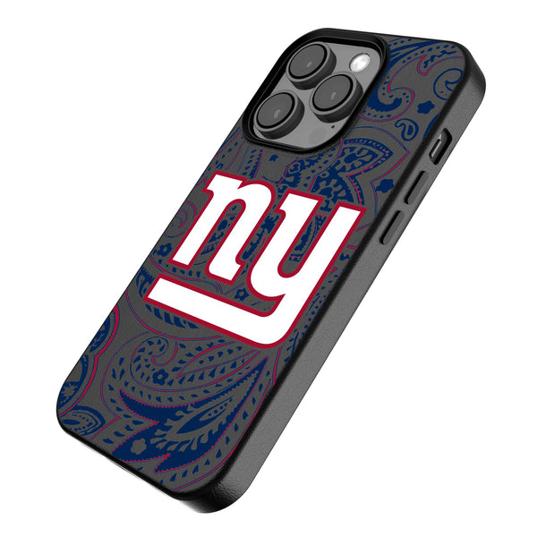 New York Giants Paisley iPhone MagSafe Compatible Phone Case for Apple iPhone Iso.Jpg