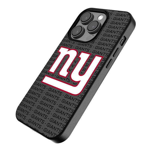 New York Giants Text Backdrop iPhone MagSafe Compatible Phone Case for Apple iPhone Iso.Jpg