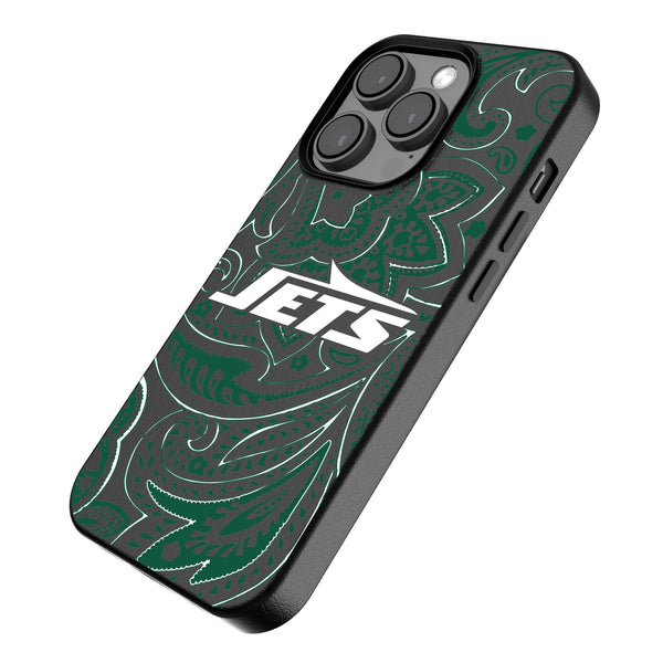 New York Jets Paisley iPhone MagSafe Compatible Phone Case for Apple iPhone Iso.Jpg
