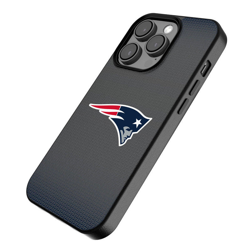 New England Patriots Linen iPhone MagSafe Compatible Phone Case for Apple iPhone Iso.Jpg